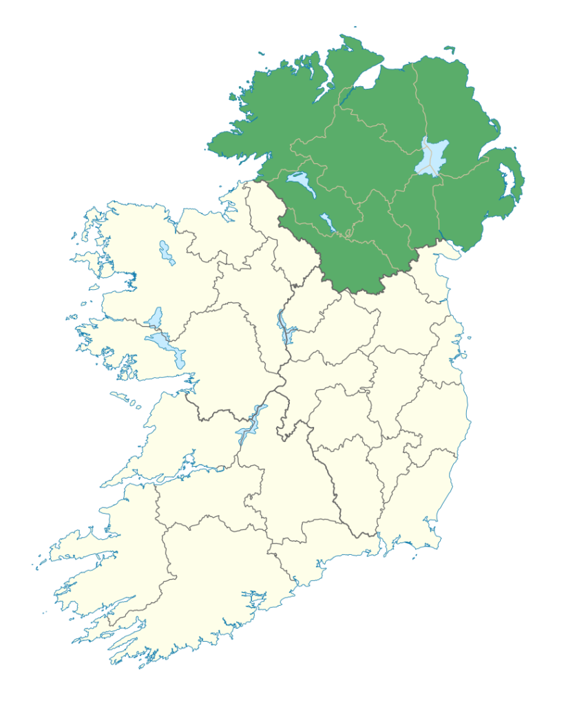 No, Úlster no es equivalente a Irlanda del Norte