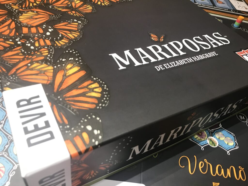 Mariposas, de Elizabeth Hargrave (Devir Iberia)