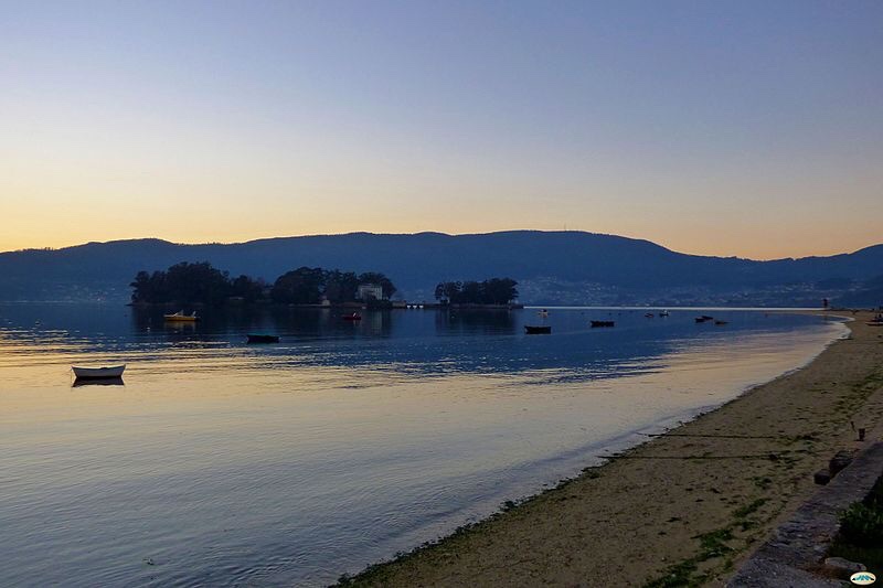 Isla de San Simón, en Redondela