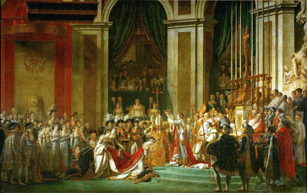Le Sacre de Napoleón, de Jacques-Louis David