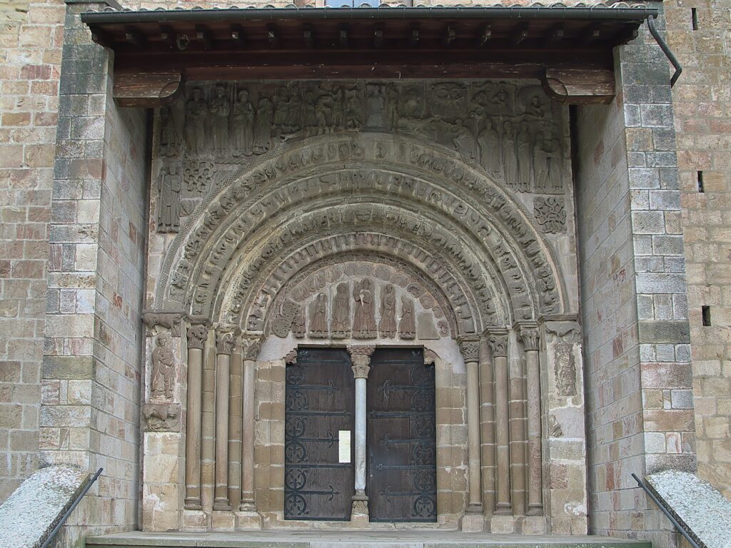 La Porta Speciosa del Monasterio de Leyre, en Yesa (Navarra)