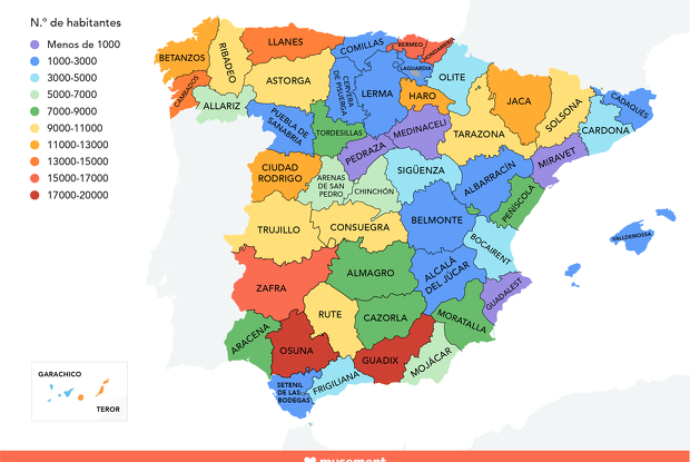 El pueblo más popular de cada provincia española