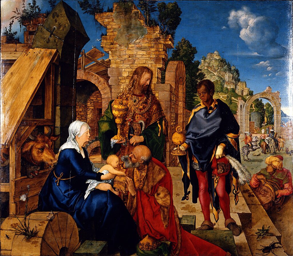 Adoración de los magos, de Durero
