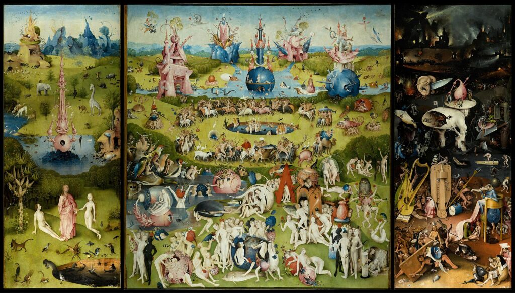 La pelea oculta del jardín de las delicias
