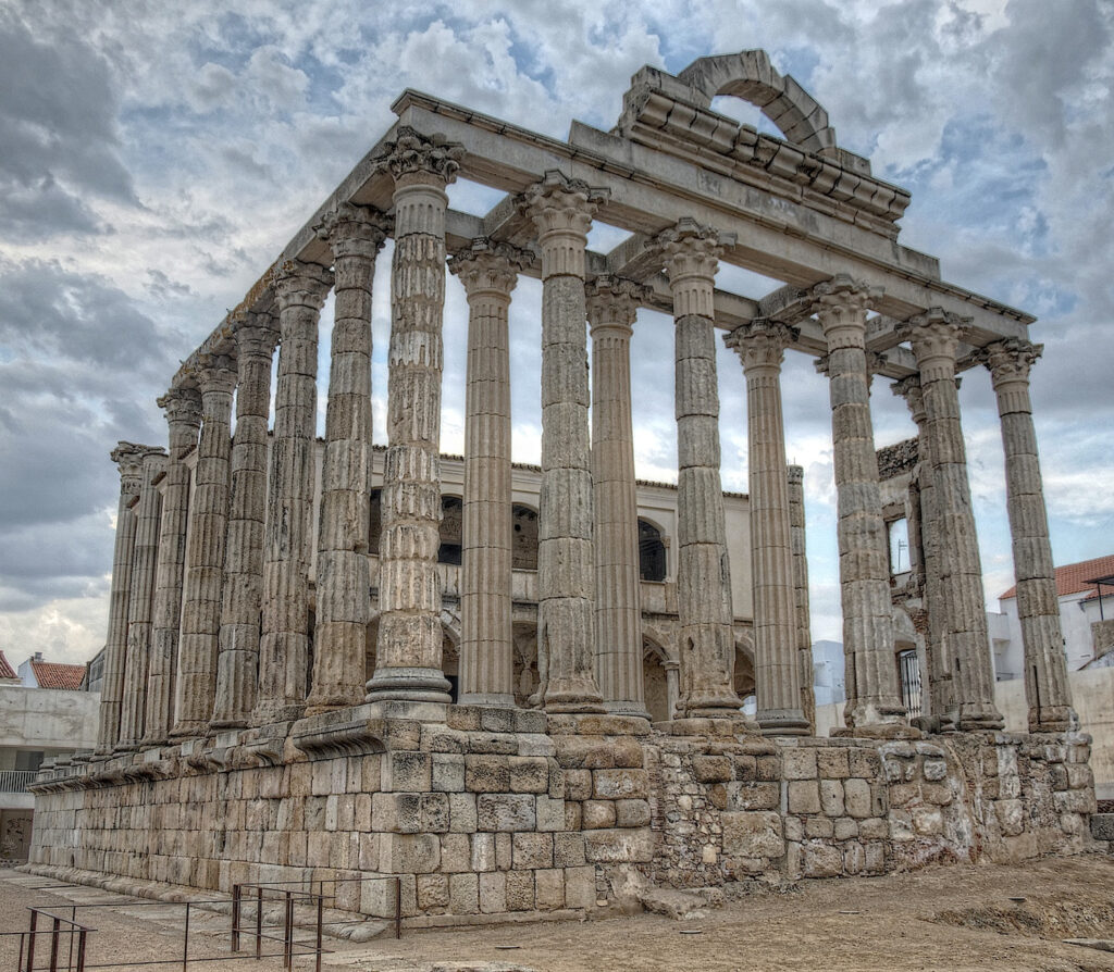 Templo de Diana, en Mérida
