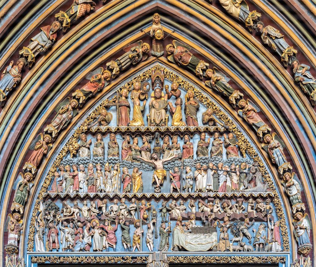 El tímpano de la catedral de Friburgo