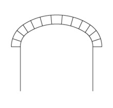 Arco carpanel o apainelado