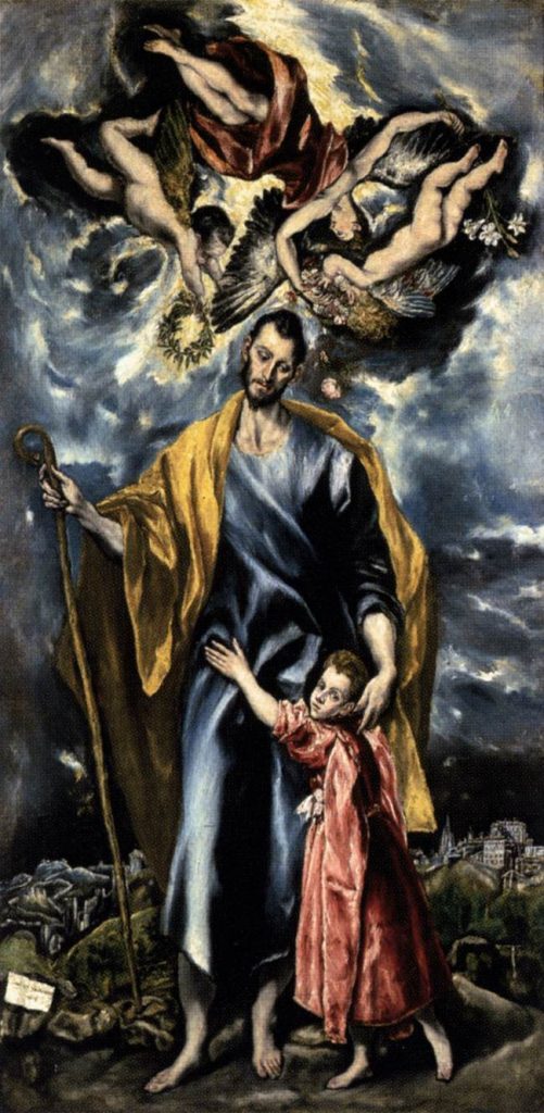 San José y el Niño Jesús (de El Greco)